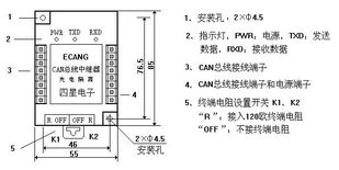 四星電子Ecan-Can光隔離中繼器 工業(yè)網(wǎng)絡(luò)連接的可靠橋梁